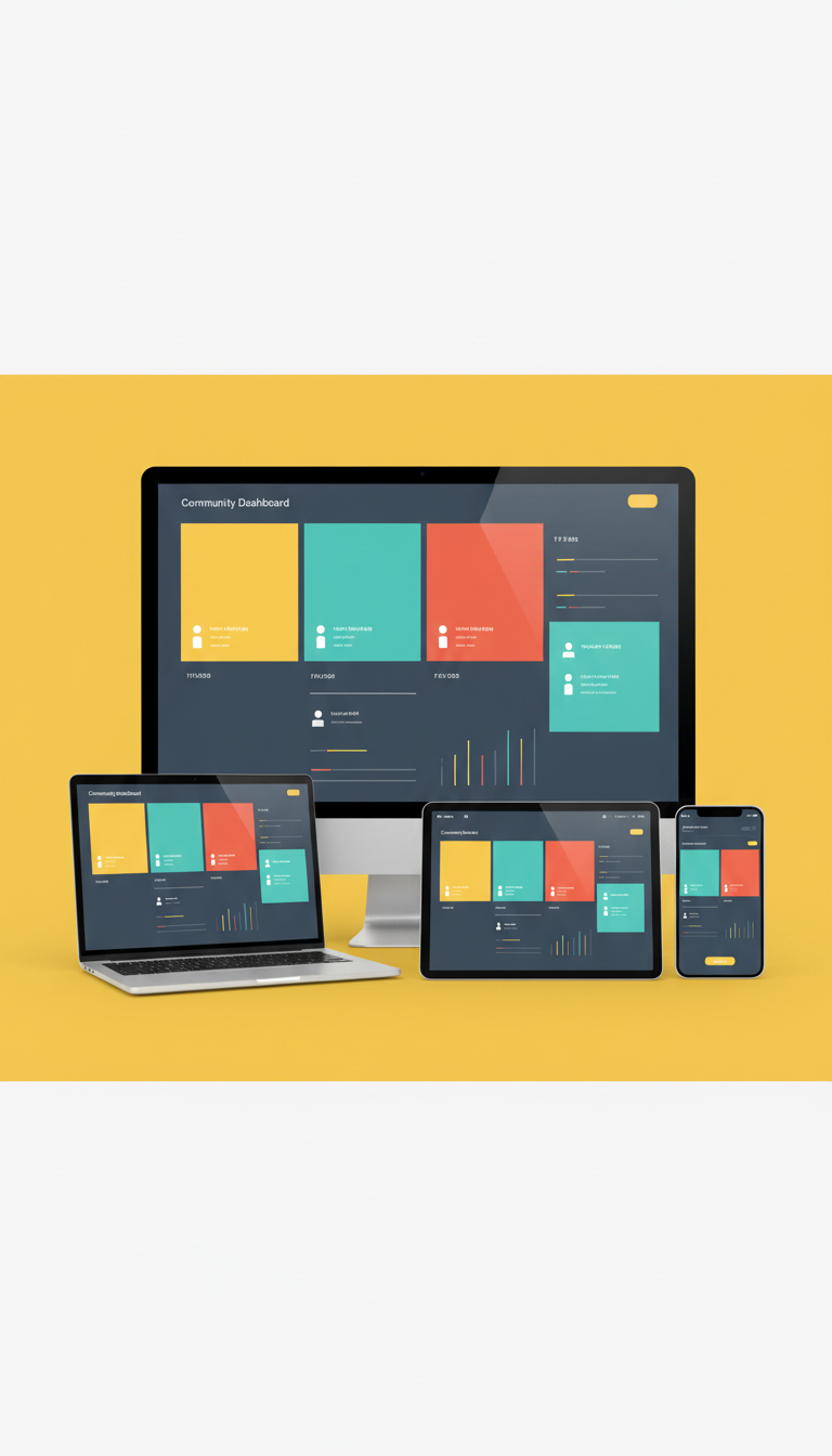 Community Dashboard with Goal Tracking